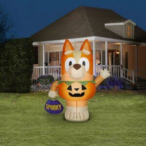 Bingo Halloween 5ft blowup holding a bucket!!!!